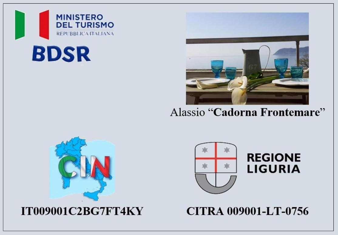 Cadorna Fronte Mare Lägenhet Alassio Exteriör bild